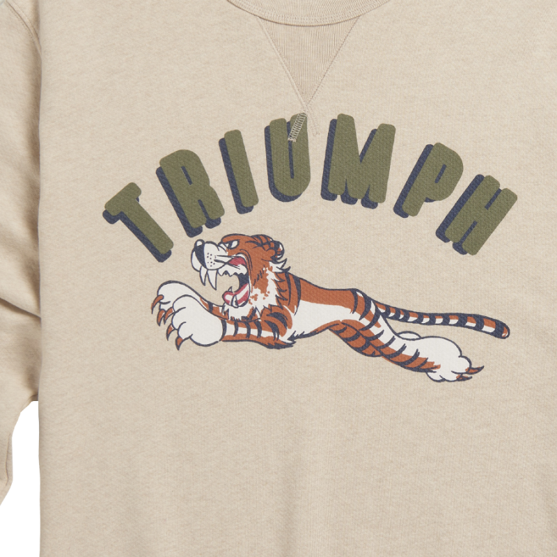 Service Crew Tiger Sweatshirt | Triumph Heritage